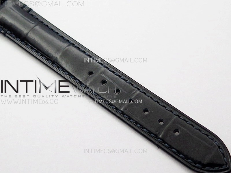 Tank Francaise Ladies 21.2mm SS 8848F 1:1 Best Edition Silver Dial on Black Leather Strap Ronda Quartz V2
